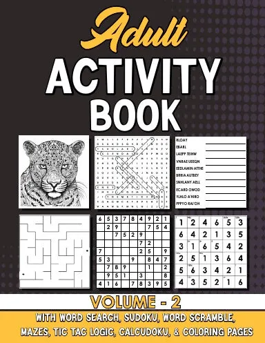 Adult Activity Book Volume - 2