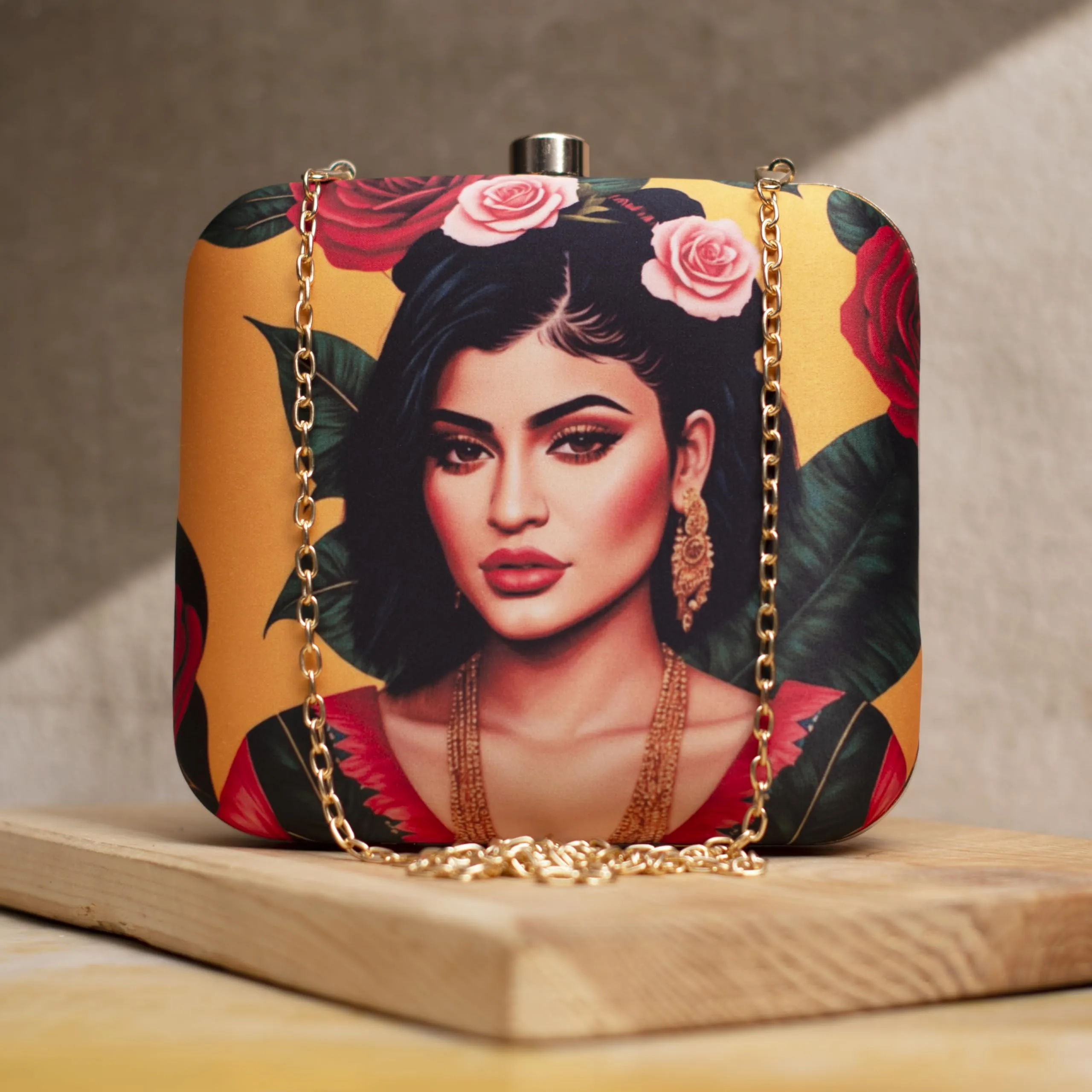 Artklim Kylie Jenner Printed Clutch