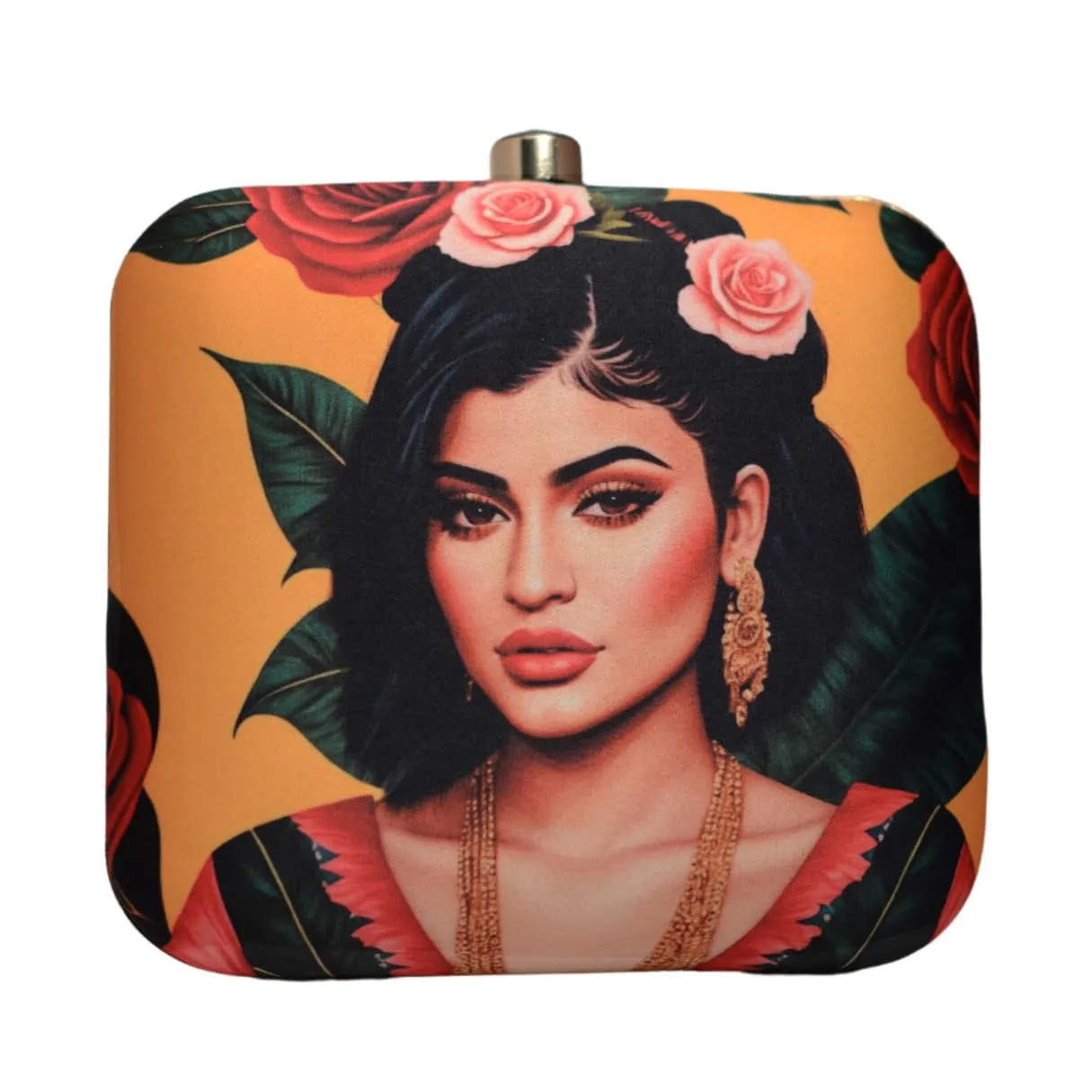 Artklim Kylie Jenner Printed Clutch