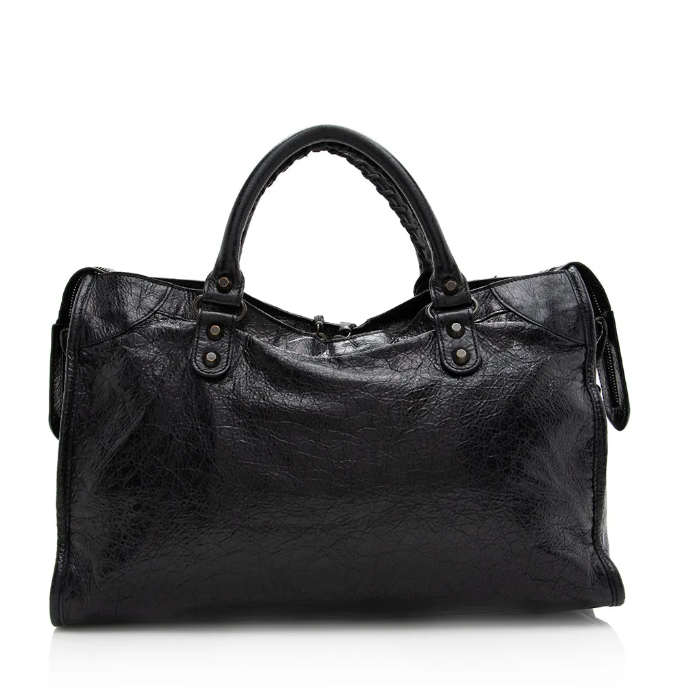 Balenciaga Agneau Classic City Satchel (SHF-20547)