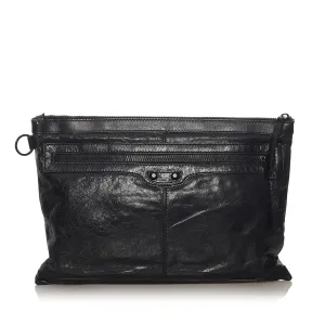 Balenciaga Motocross Classic Clip Clutch Bag (SHG-28184)