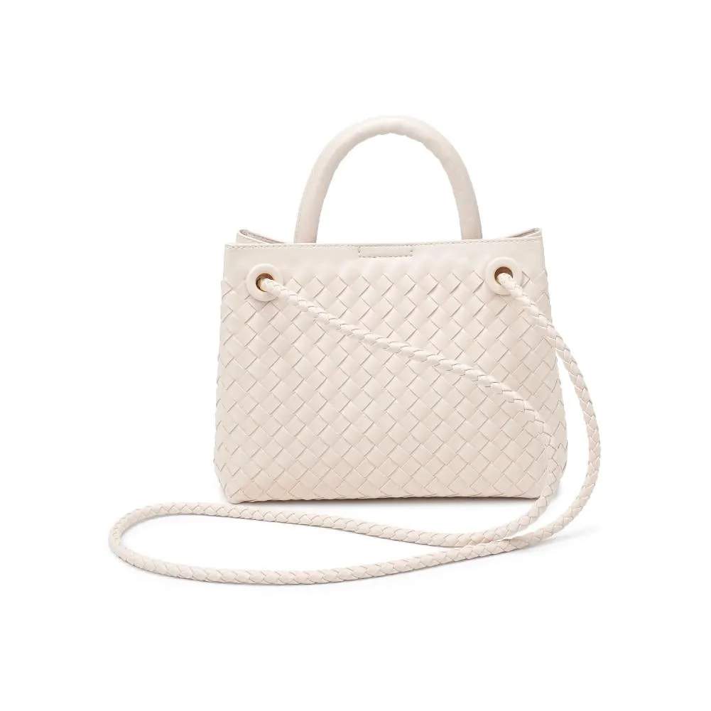 Blakely Woven Crossbody Bag - Ivory