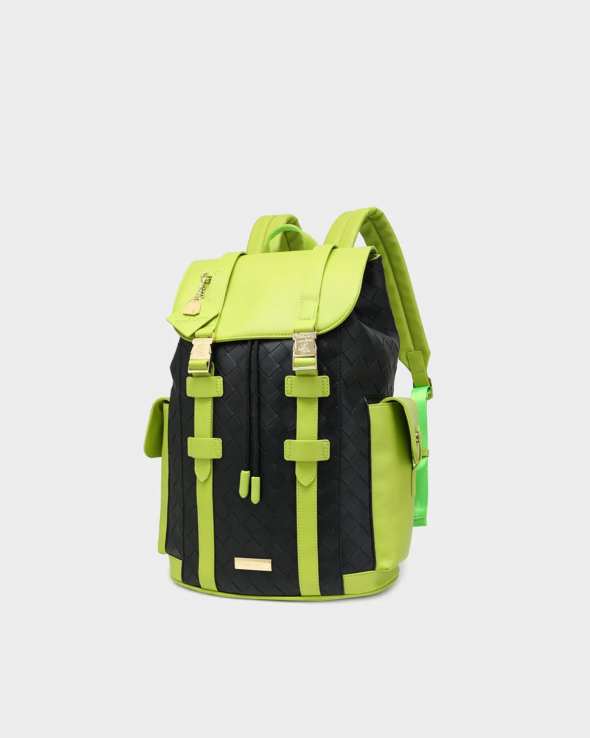 Bodega Explorer Backpack in Black & Slyme