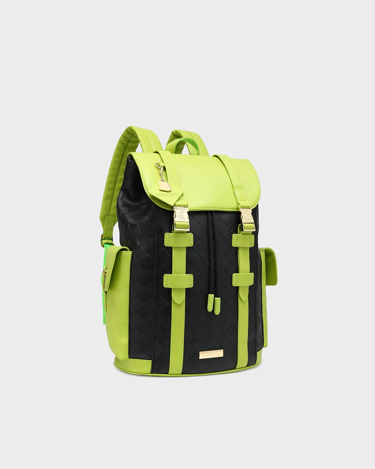 Bodega Explorer Backpack in Black & Slyme