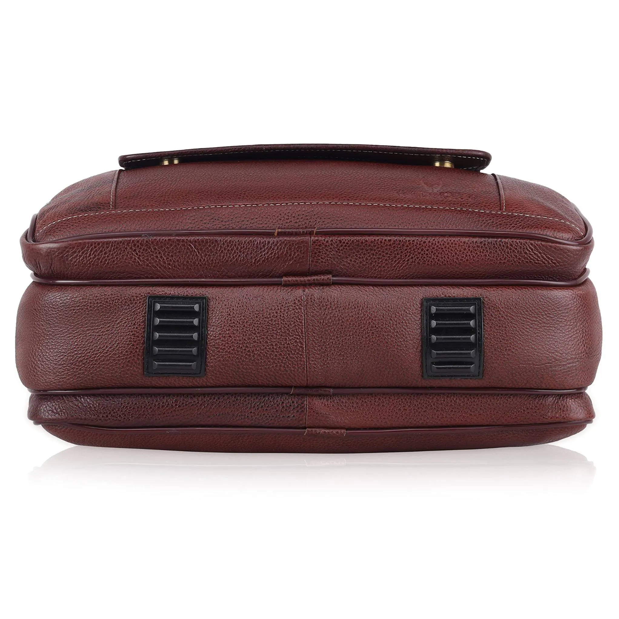 BRADFORD Leather Laptop Messenger Bag for Men