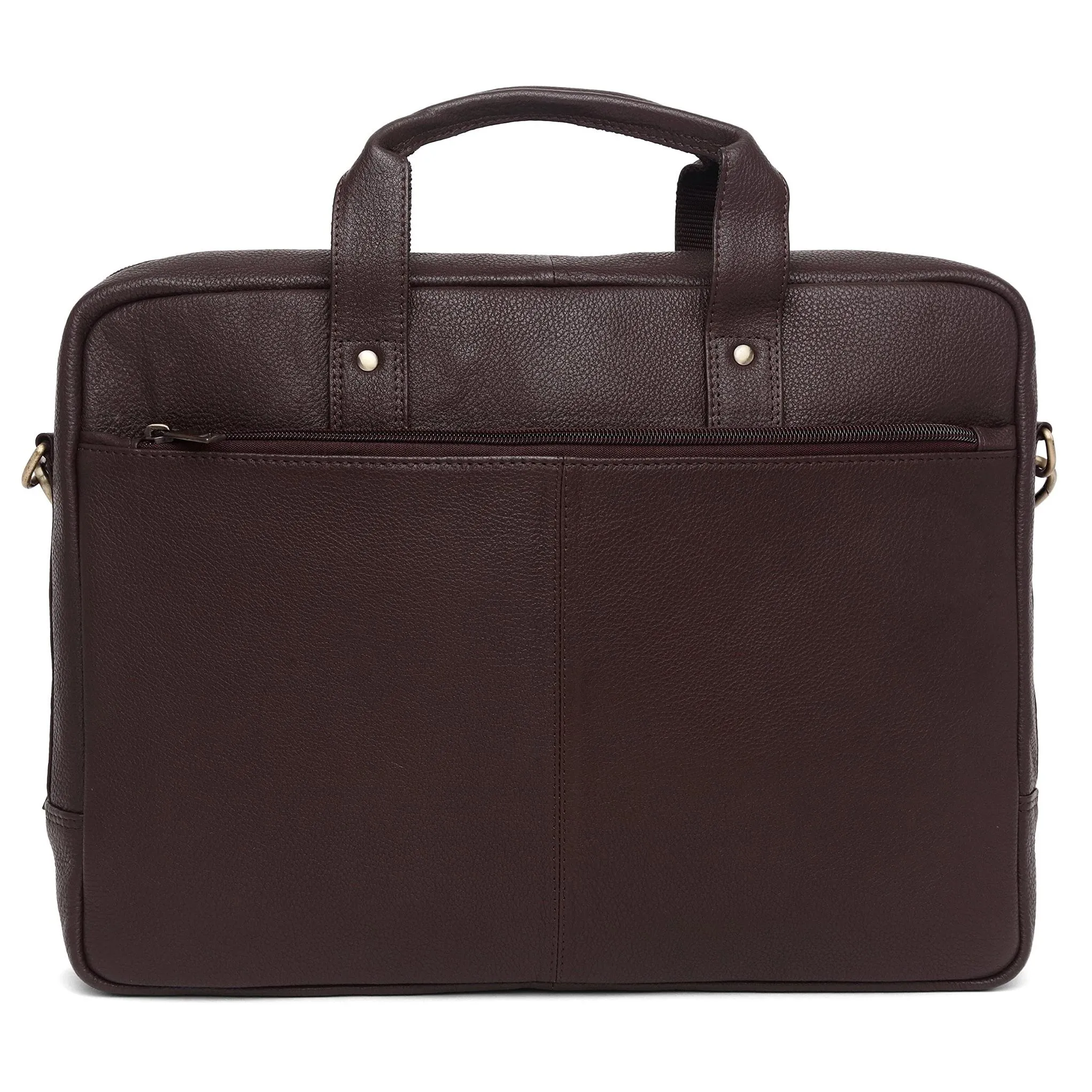 BRISBANE Leather Laptop Messenger Bag for Men