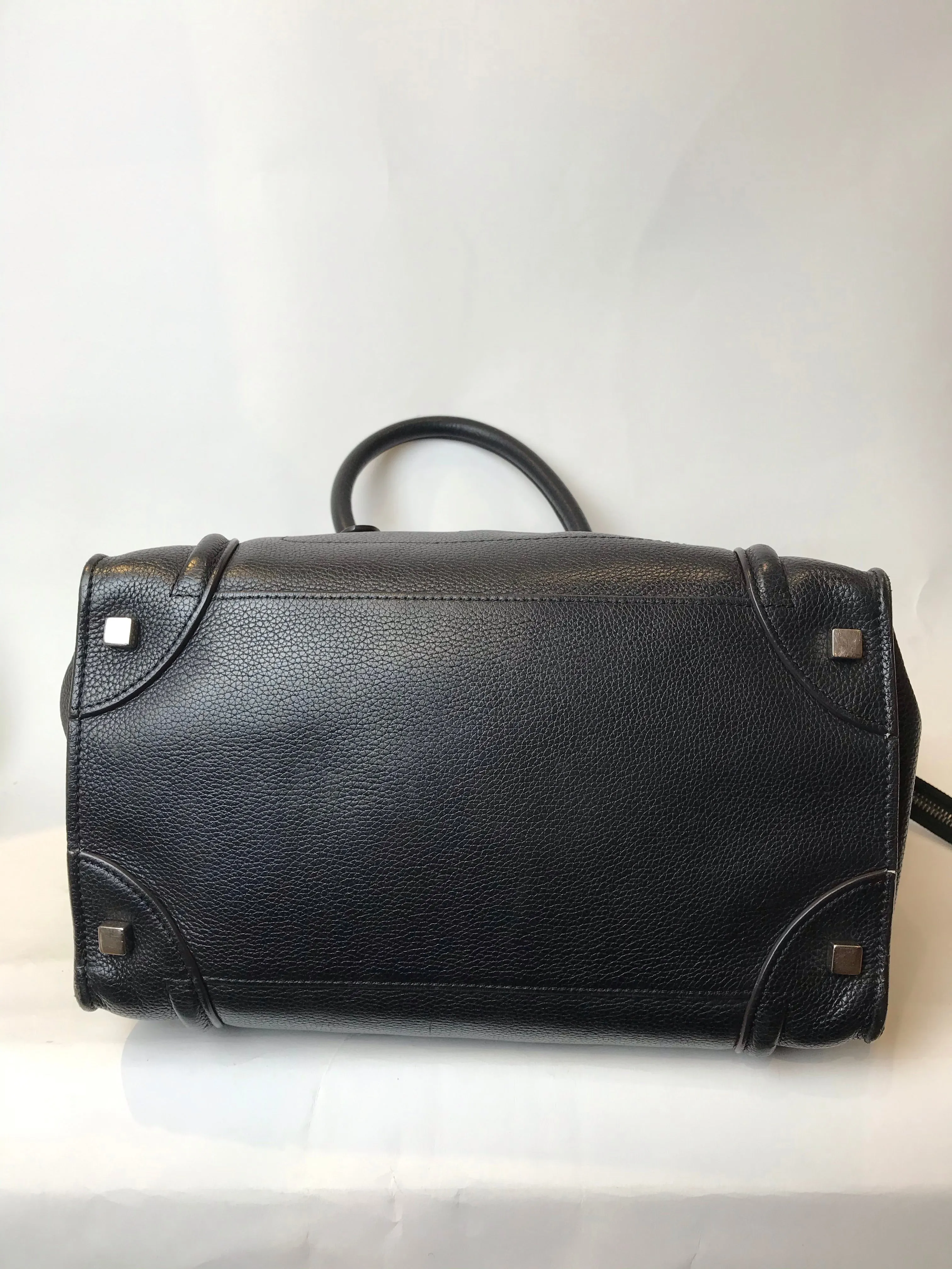 Celine Black Leather “Phantom" Tote