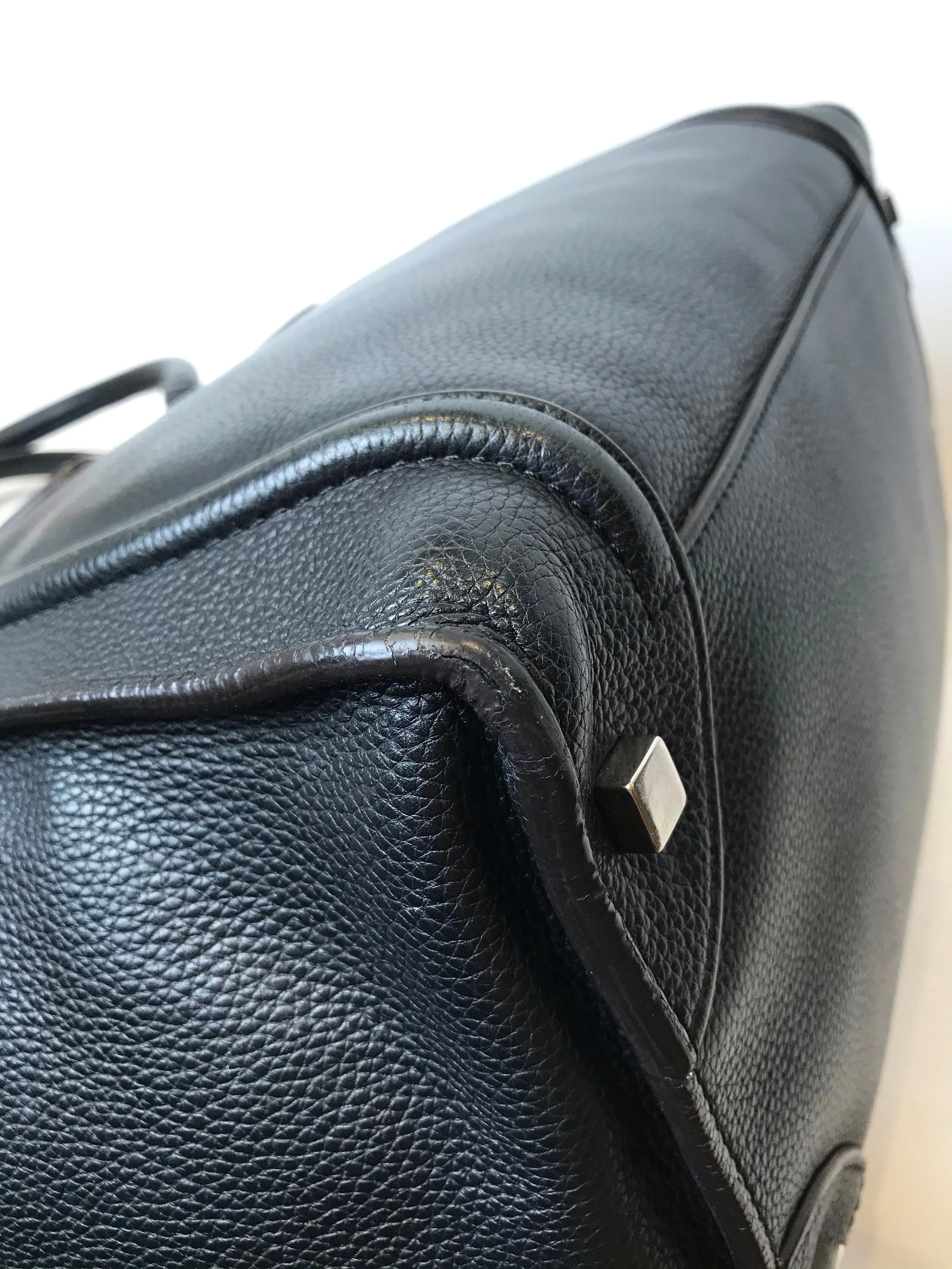 Celine Black Leather “Phantom" Tote