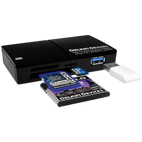 Delkin Devices USB 3.1 Gen 1 Multi-Slot Memory Card Reader