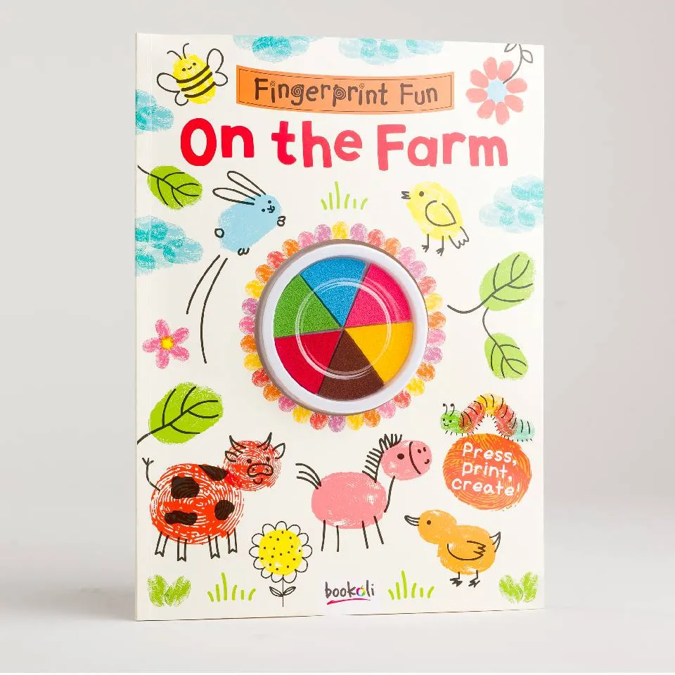 Fingerprint Fun Book: On the Farm