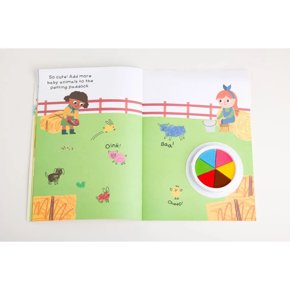 Fingerprint Fun Book: On the Farm