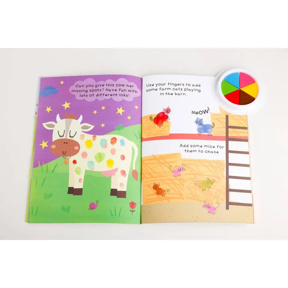 Fingerprint Fun Book: On the Farm