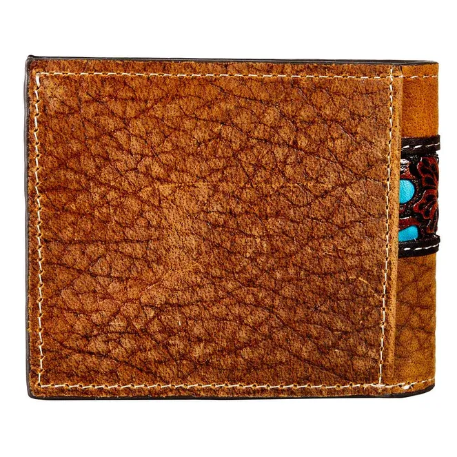 Gem Dandy Men’s Tan Passcase Bi Fold Wallet