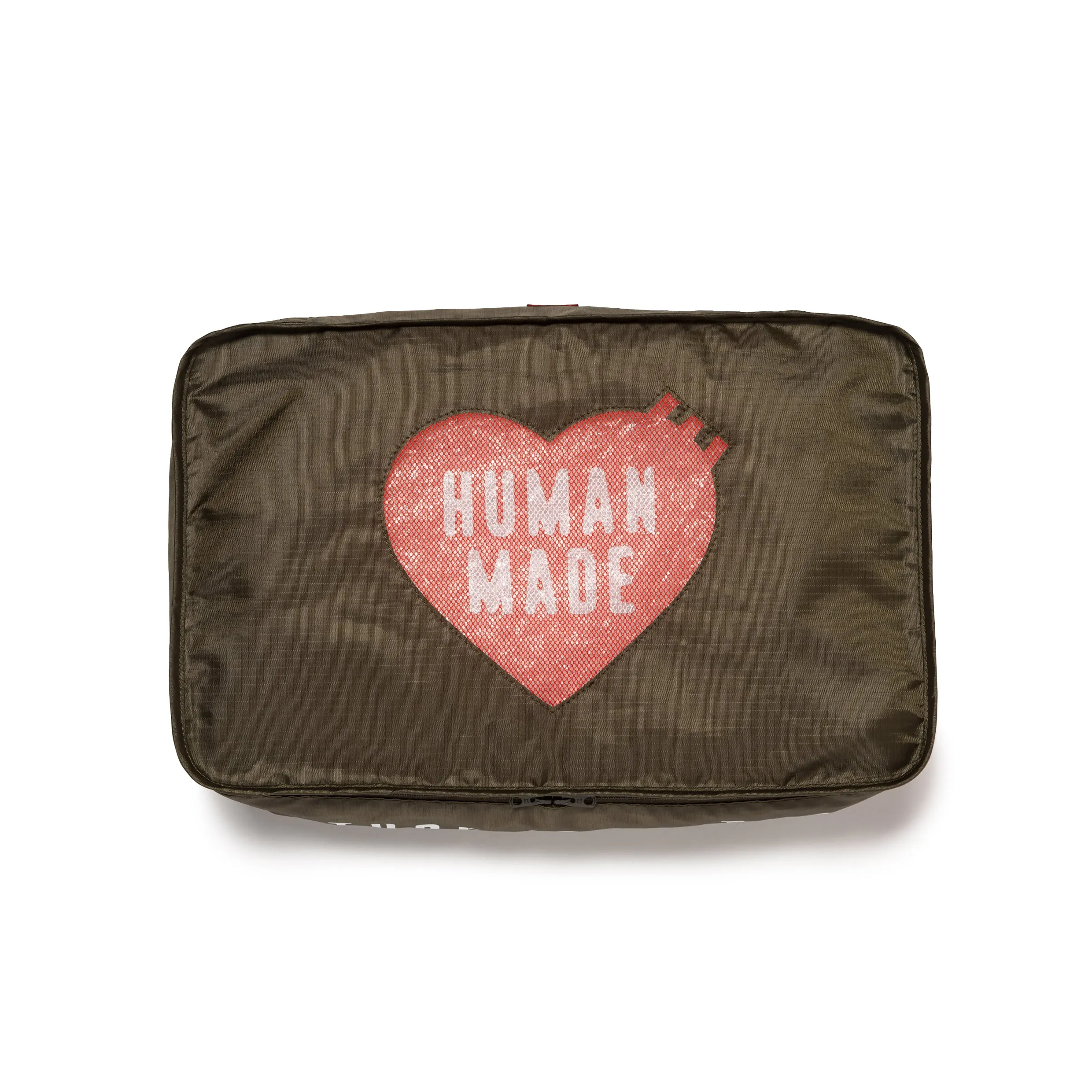 Human Made Gusset Case Large Olive Drab HM28GD052O