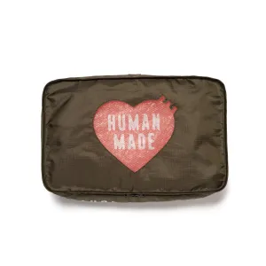 Human Made Gusset Case Large Olive Drab HM28GD052O