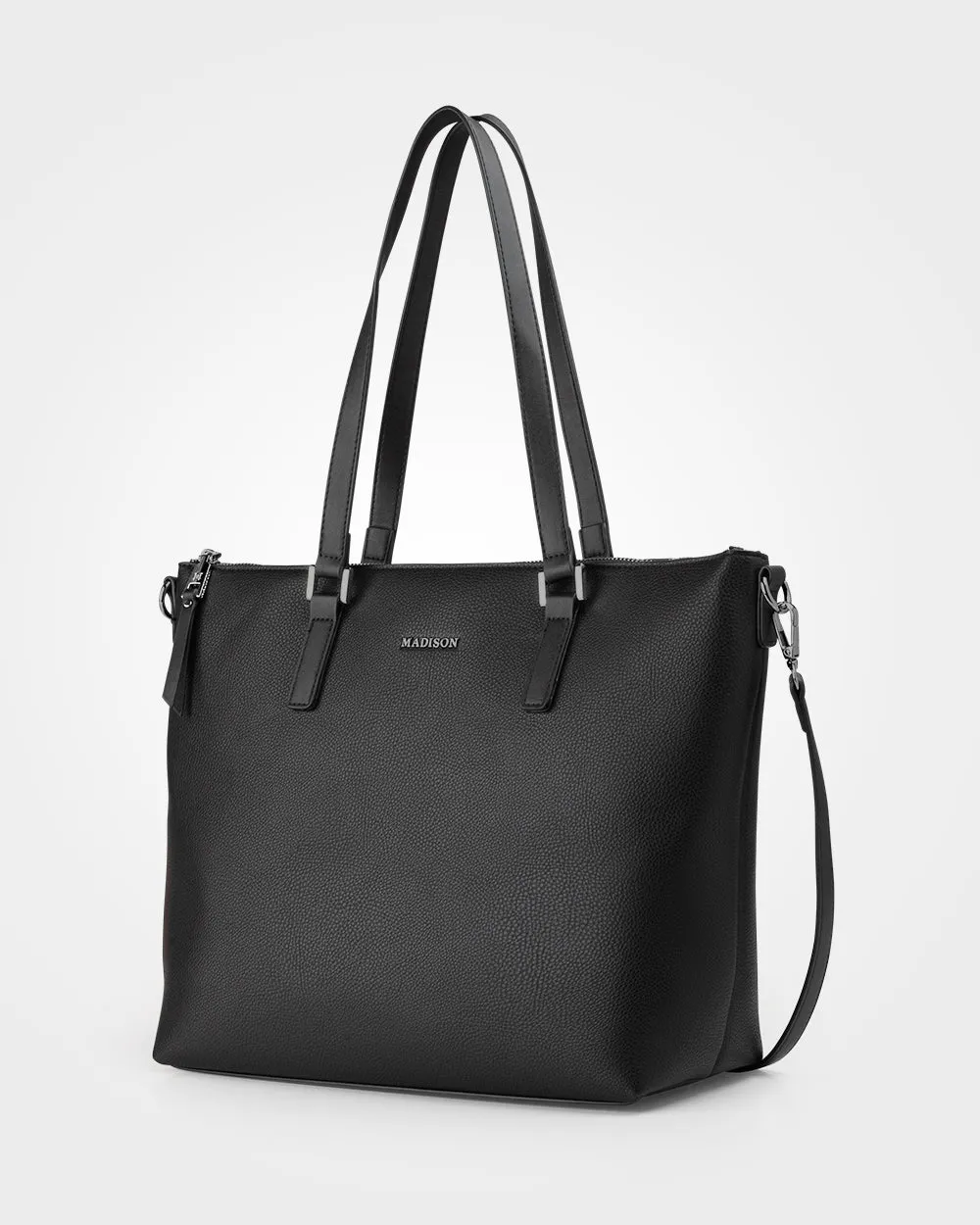 Inga Large Zip Top Tote Bag With Laptop Pocket