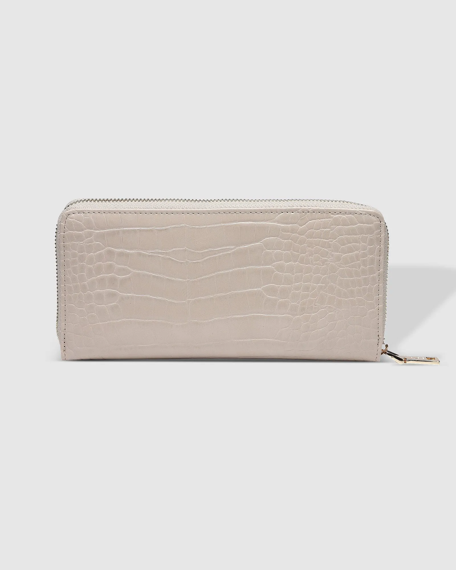 Jessica Wallet Croc Putty