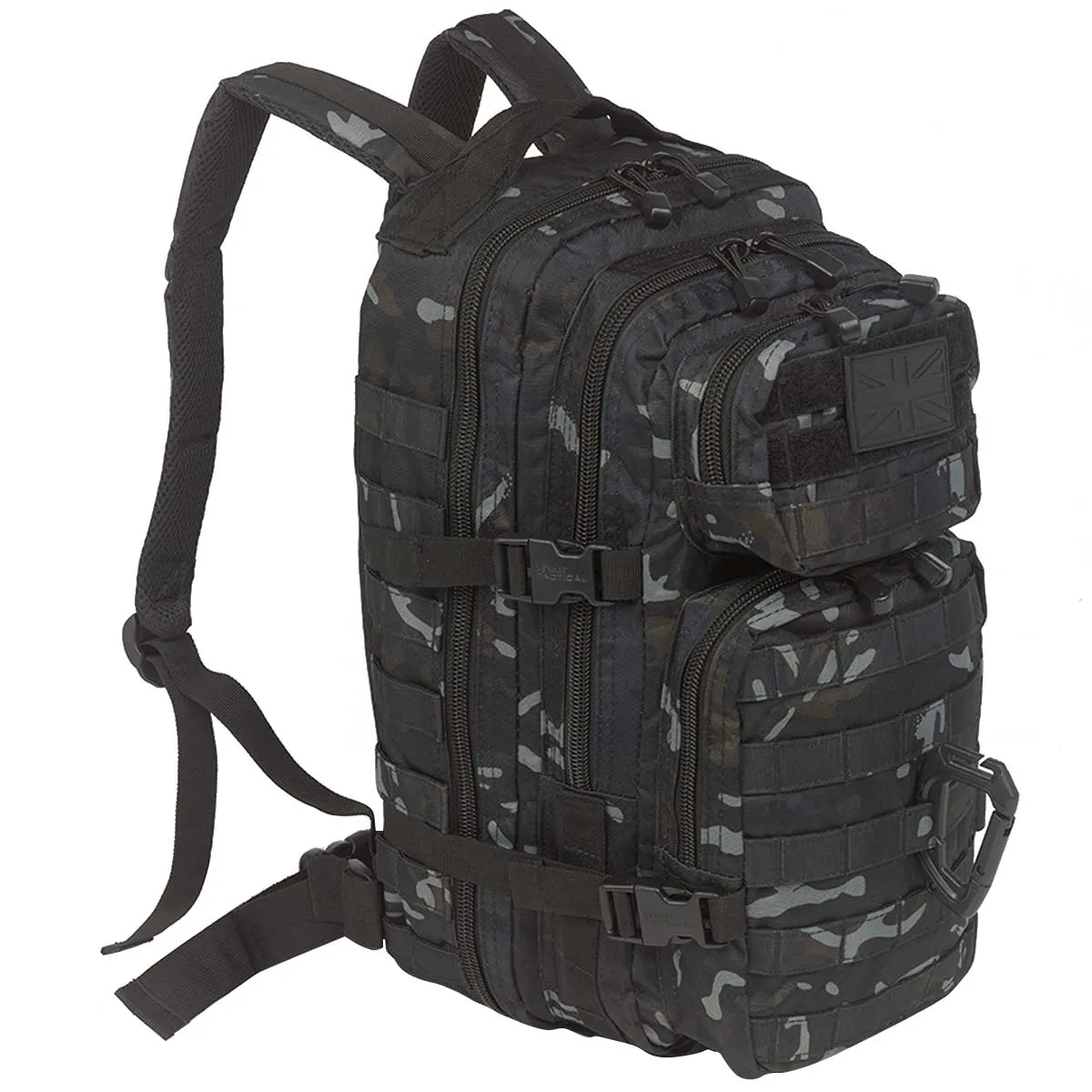 Kombat 28L MOLLE Assault Pack Black Camo