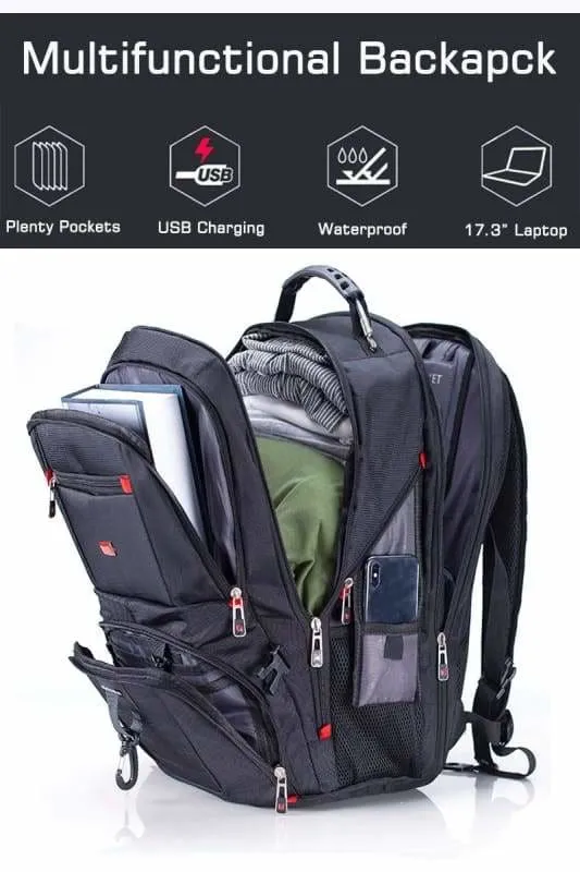 Laptop backpack Waterproof USB Charge Just For You