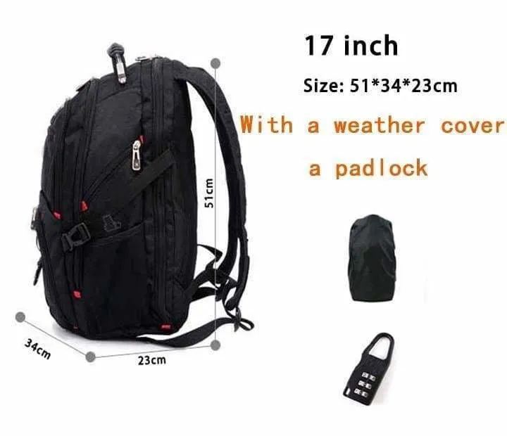 Laptop backpack Waterproof USB Charge Just For You