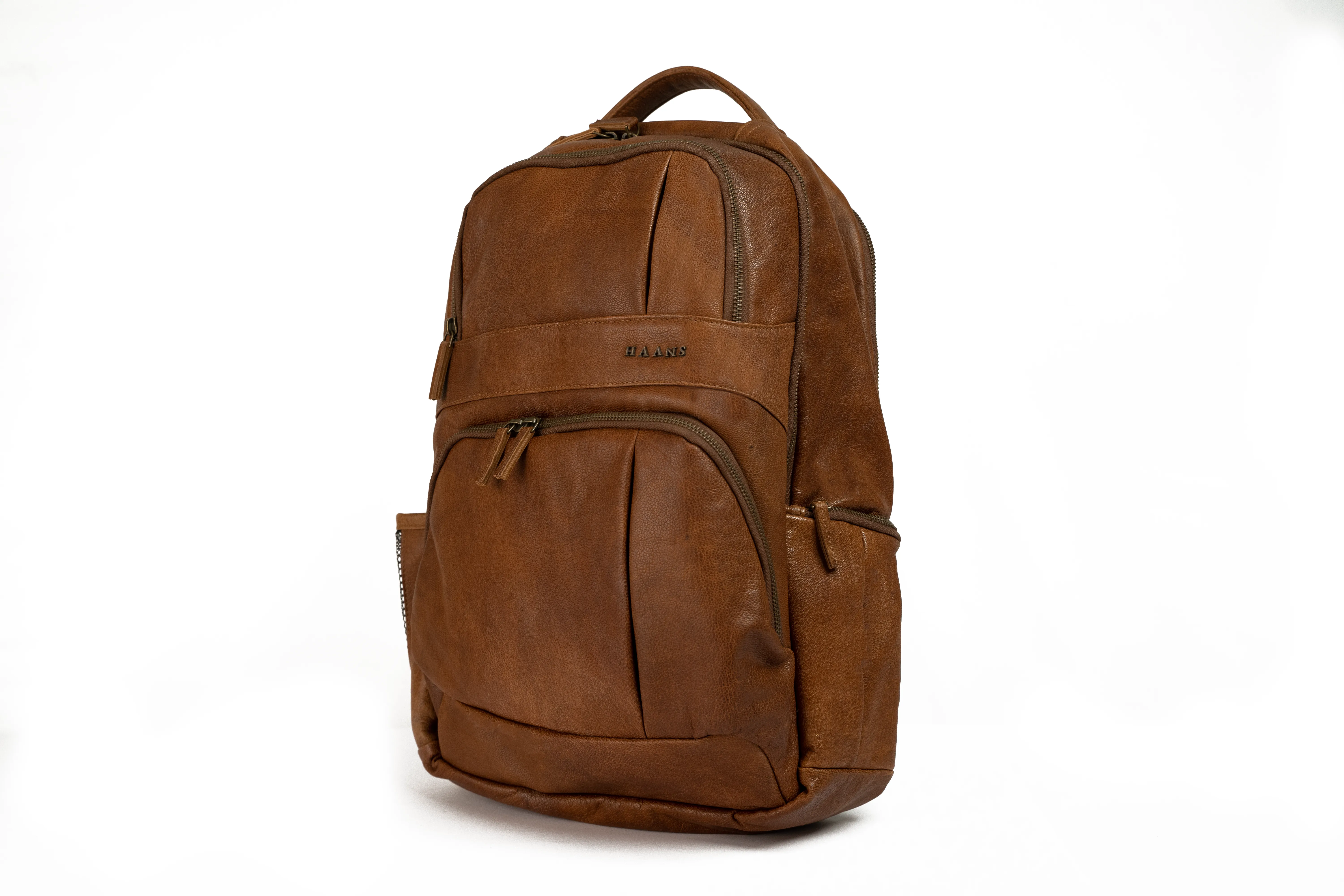 Large Crusader Leather Backpack