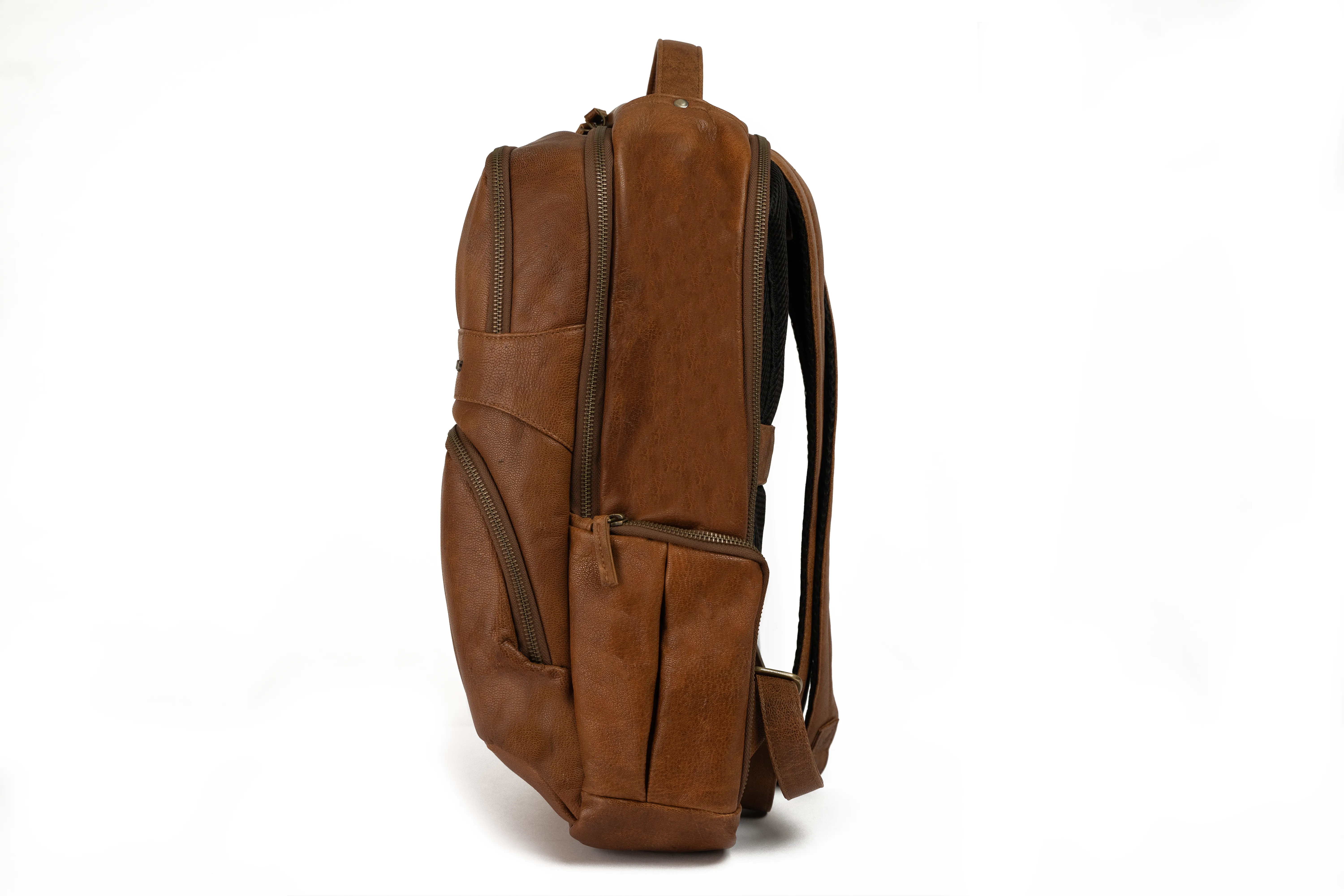 Large Crusader Leather Backpack