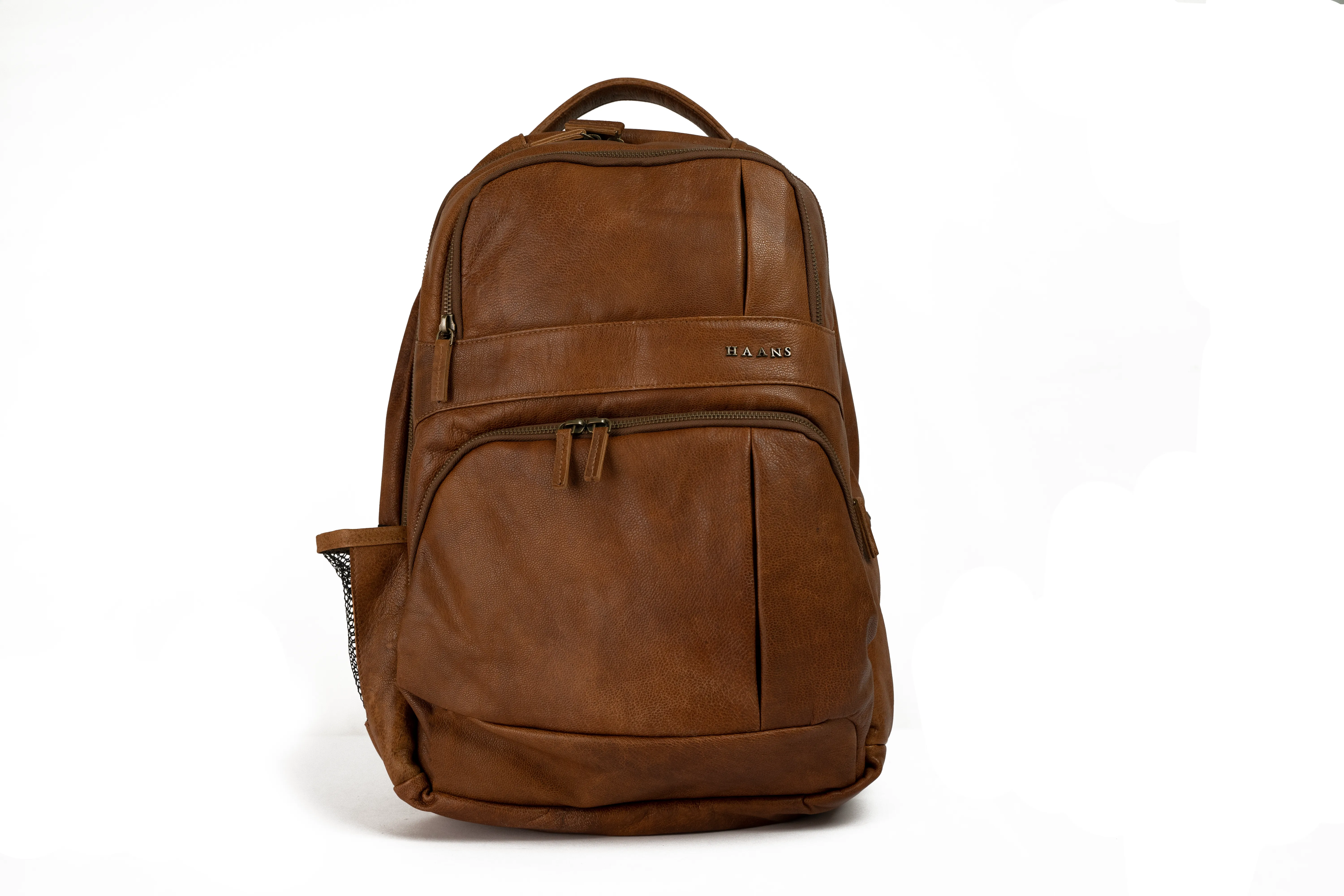 Large Crusader Leather Backpack