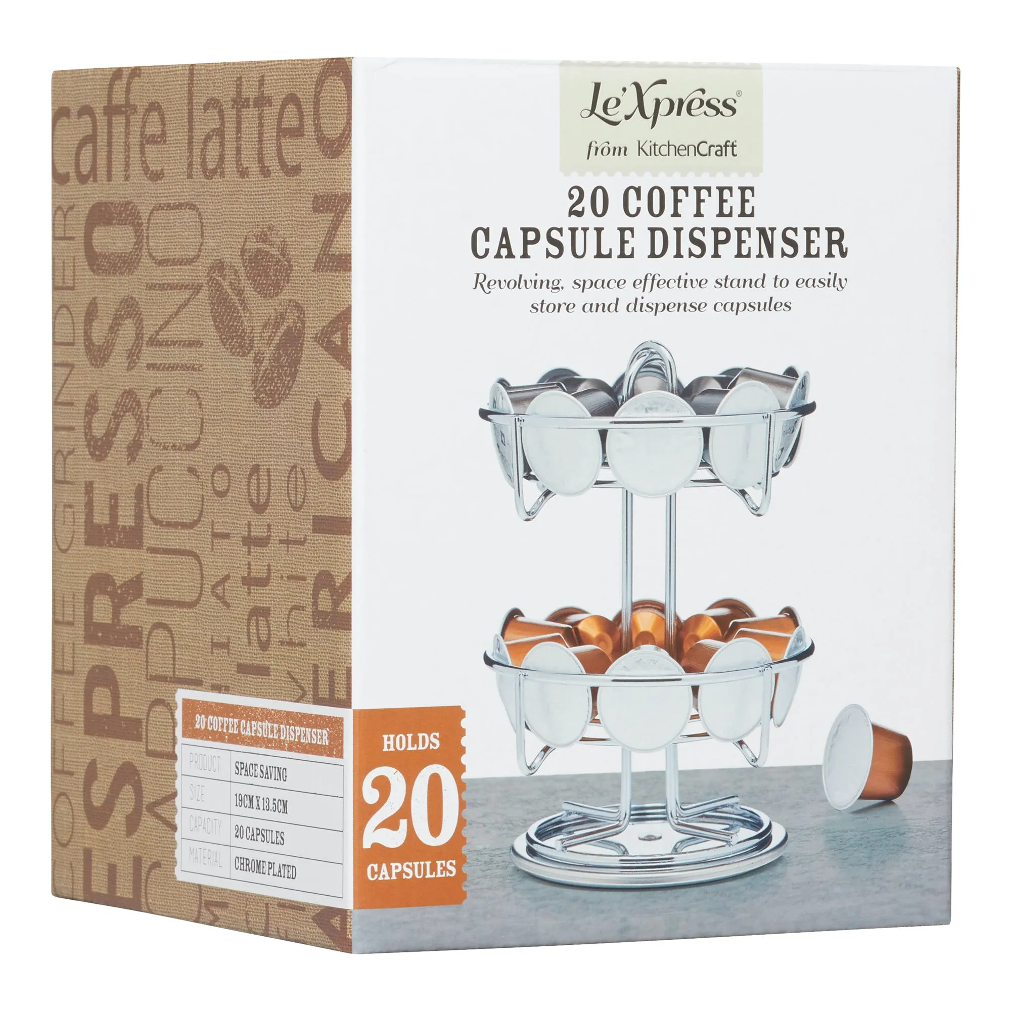 Le'Xpress Nespresso Coffee Pod Holder (for 36 capsules)