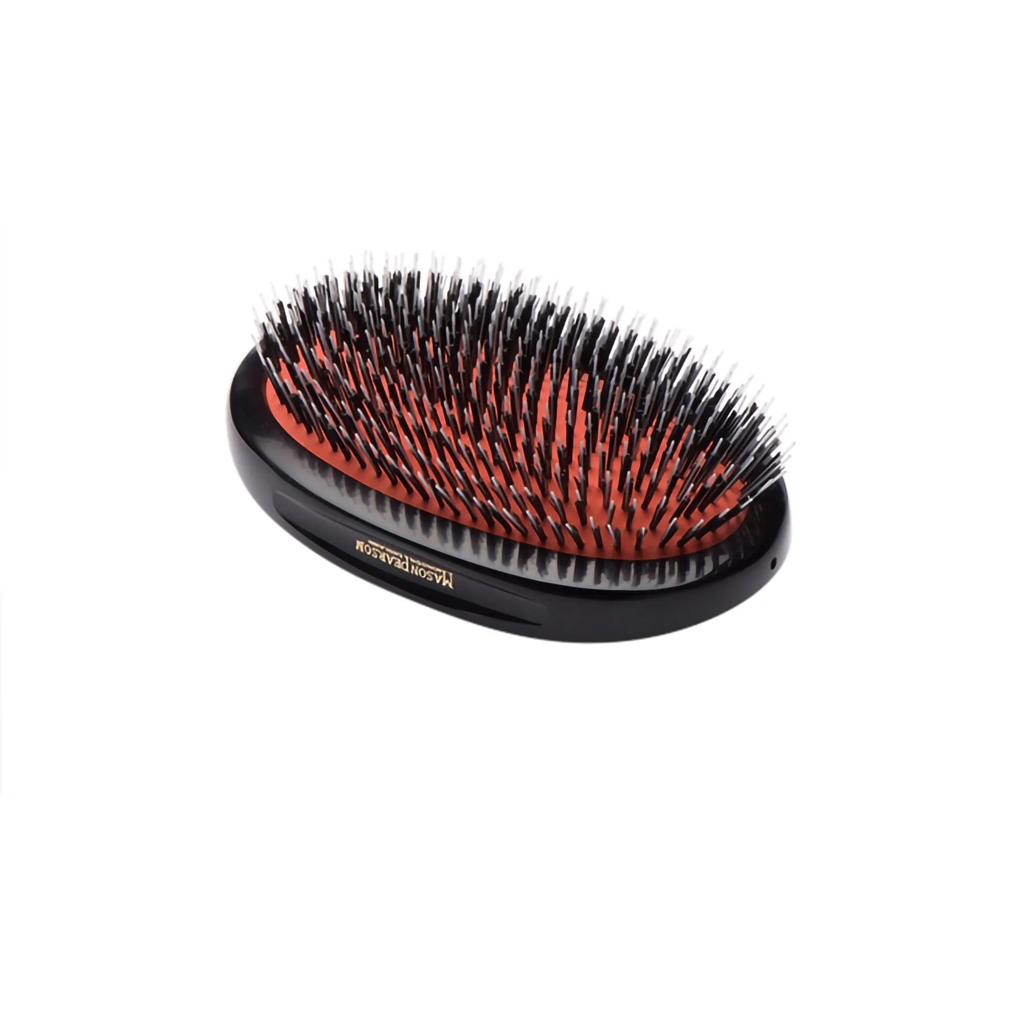 Mason Pearson Popular Military Boar Bristle Hair Brush BN1M Dark Ruby