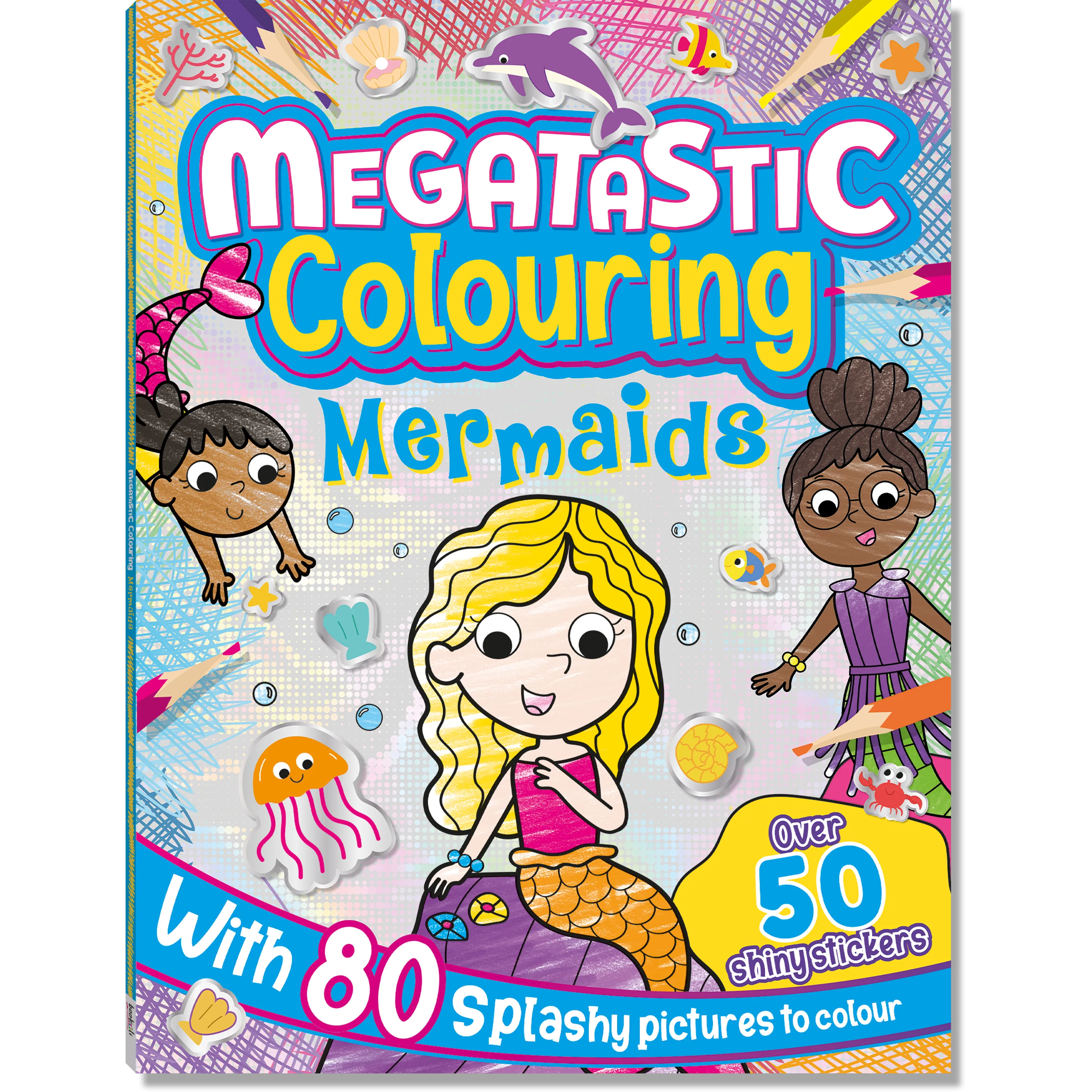 Megatastic Colouring Book: Mermaids