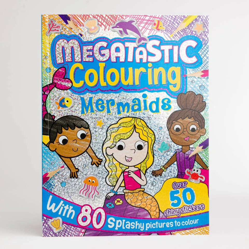 Megatastic Colouring Book: Mermaids