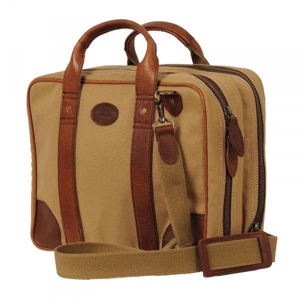 Melvill & Moon Canvas Laptop Bag | Khaki