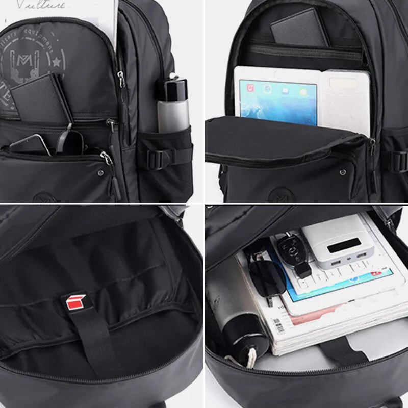 Men Large Capacity Casual Travel 18 Inch Multi-Carry Laptop Bag Backpack Shoulder Bag Handbag