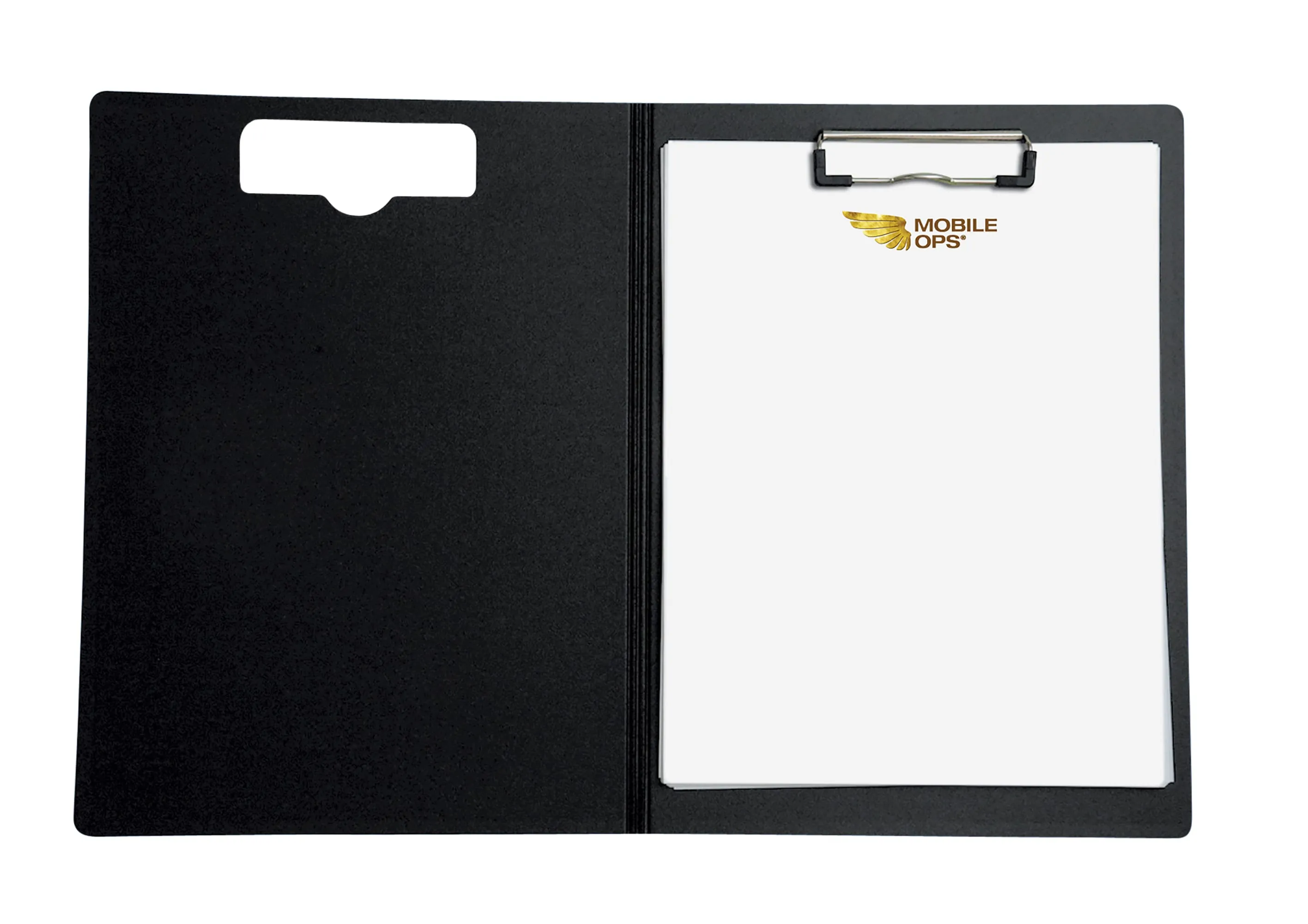 Mobile Ops Portfolio Clipboard Vertical BLACK (61634)