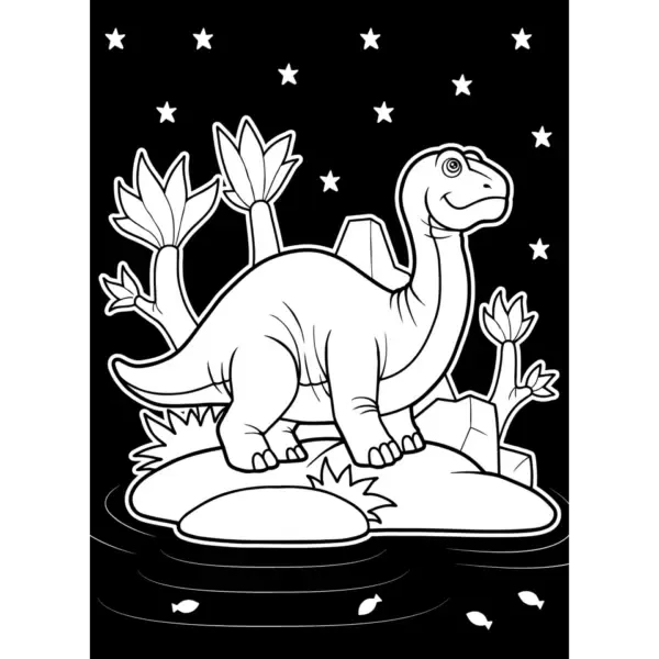 Neon Colouring Book: Dinosaurs