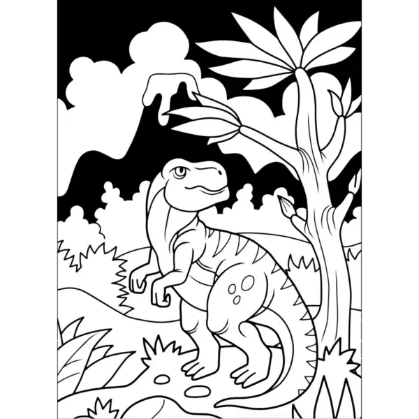 Neon Colouring Book: Dinosaurs