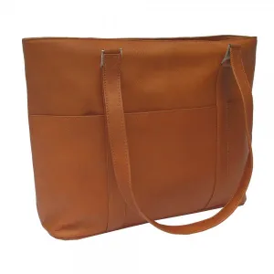 Piel Leather Computer Tote Bag Assorted Colors