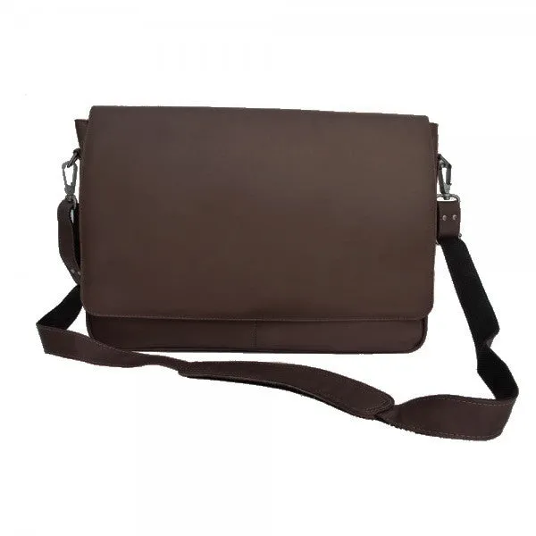 Piel Leather Professional Laptop Messenger Bag Assorted Colors