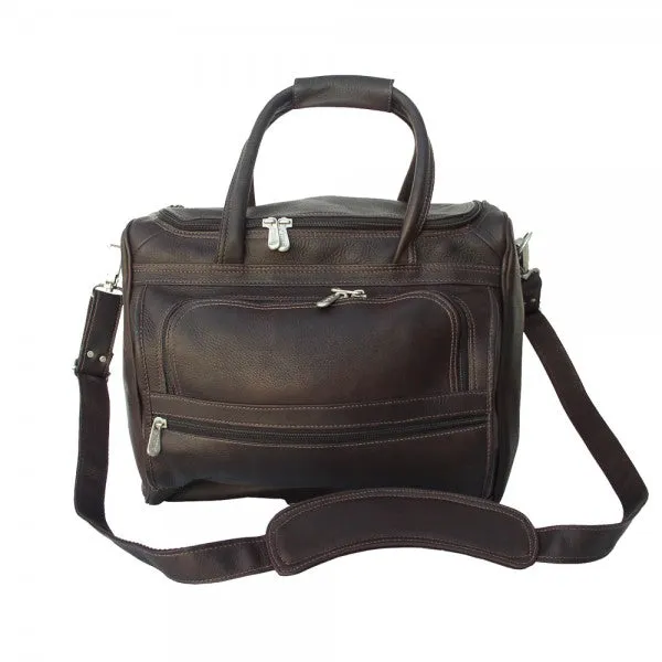 Piel Leather Small Computer Carry On Bag Assorted Colors