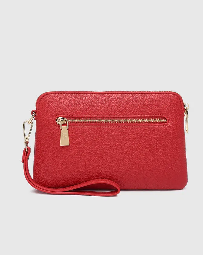 Poppy Clutch Red