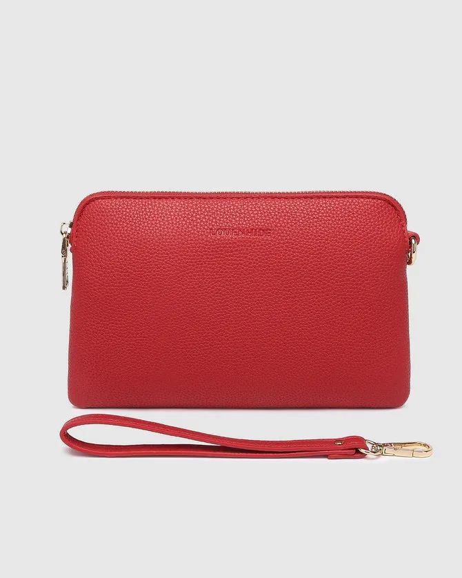 Poppy Clutch Red