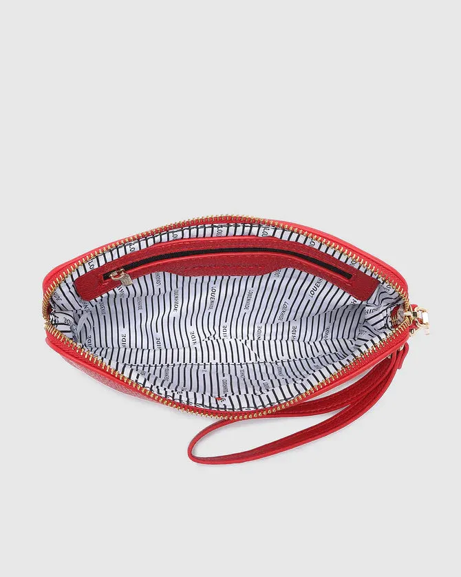 Poppy Clutch Red