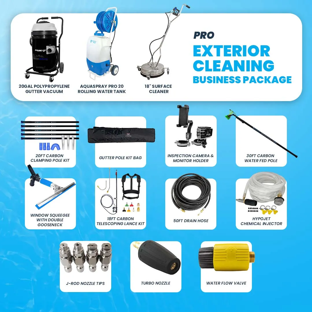 Pro Commercial Exterior Cleaning Business Start-up Package