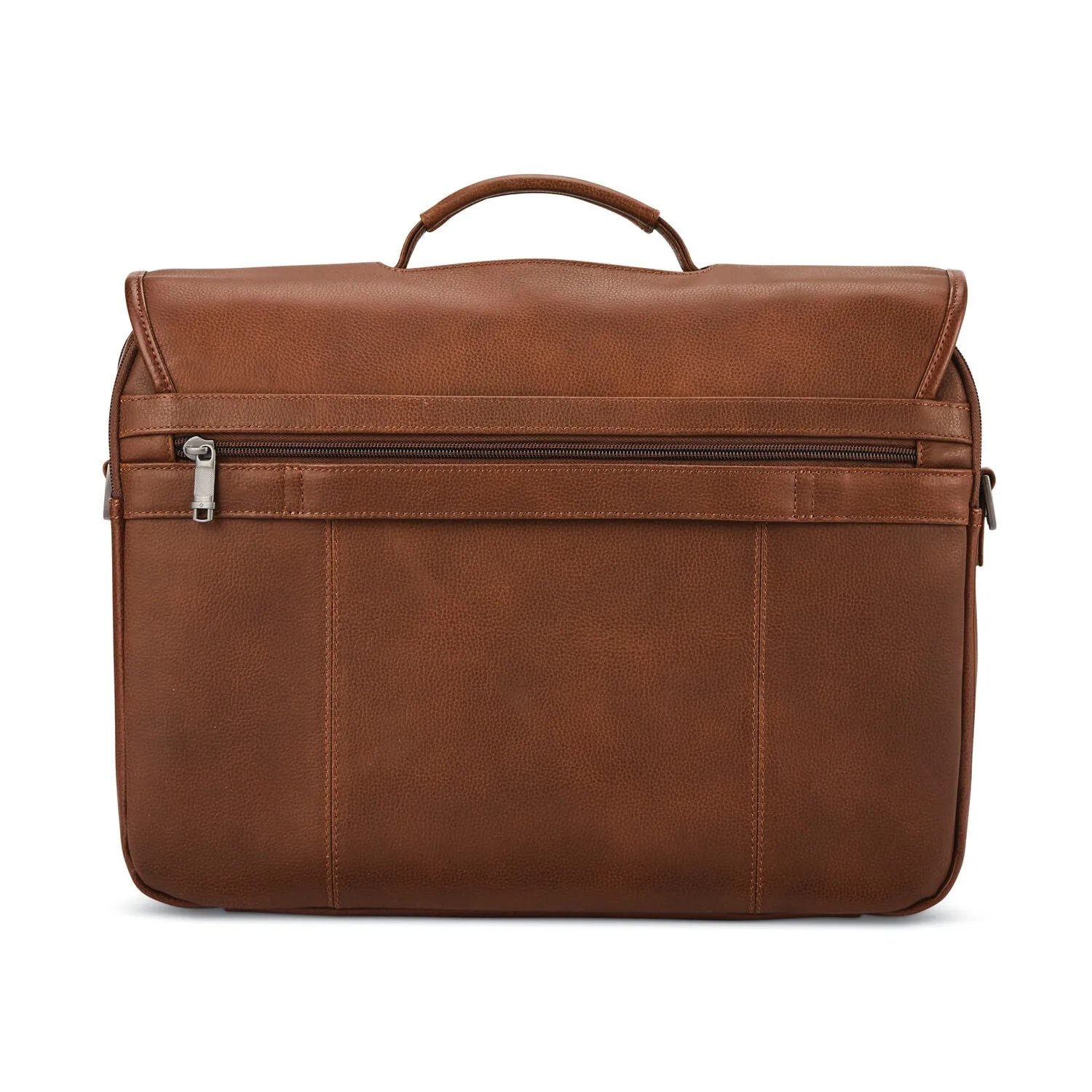 Samsonite Classic Leather Flapover Briefcase