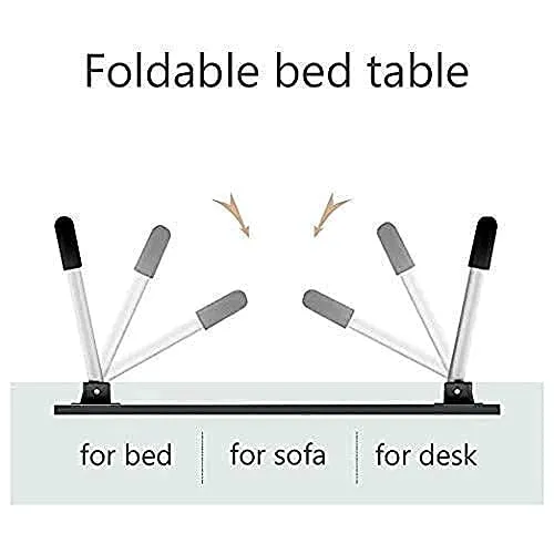 SAVYA HOME Multi-Purpose Portable Laptop Table, Foldable Wooden Desk for Bed Tray, Laptop Table, Study Table with Mug Holder, Ergonomic, Non-Slip Legs, Breakfast in Bed Table, Unicorn