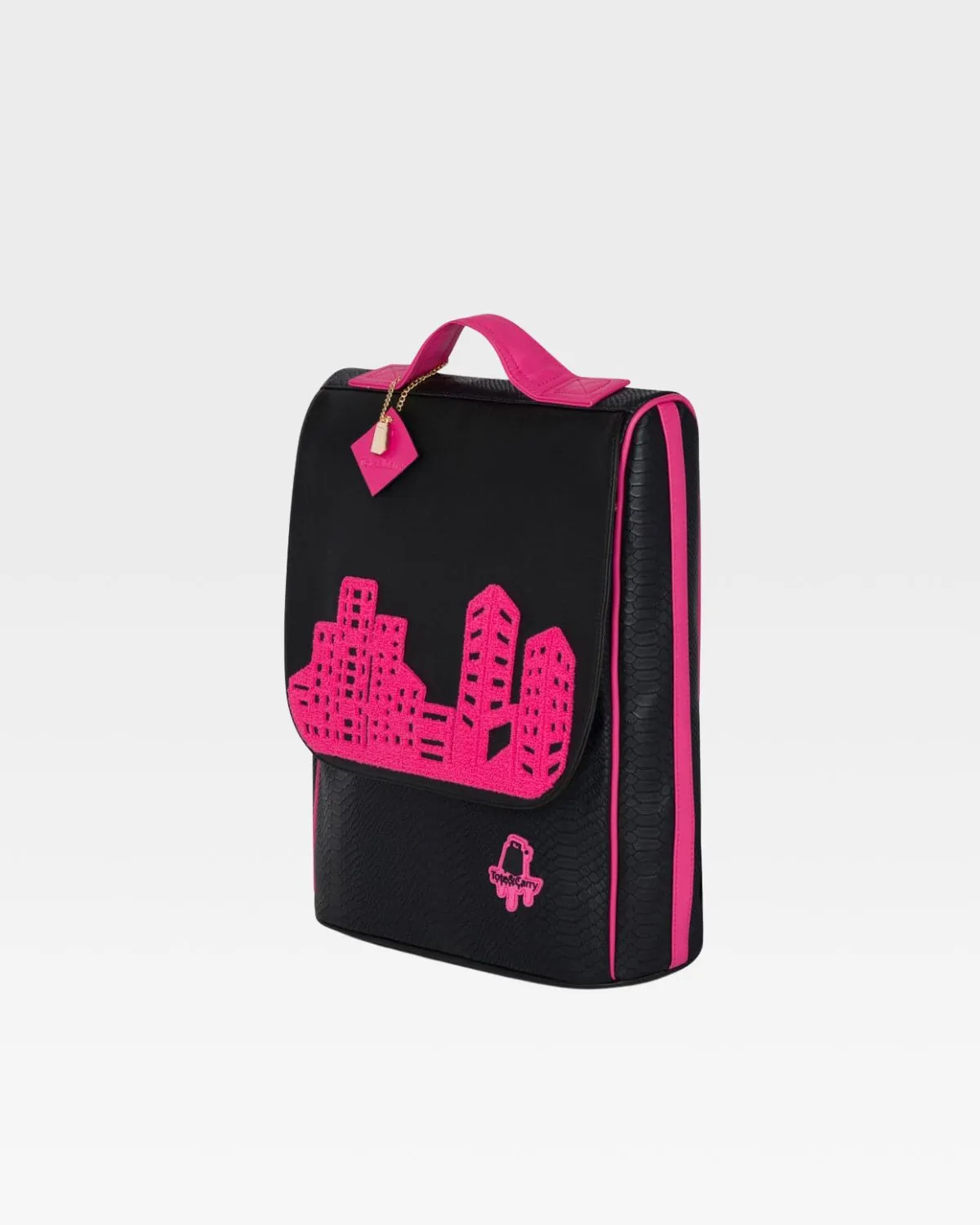 Skyline Backpack in Neon Pink