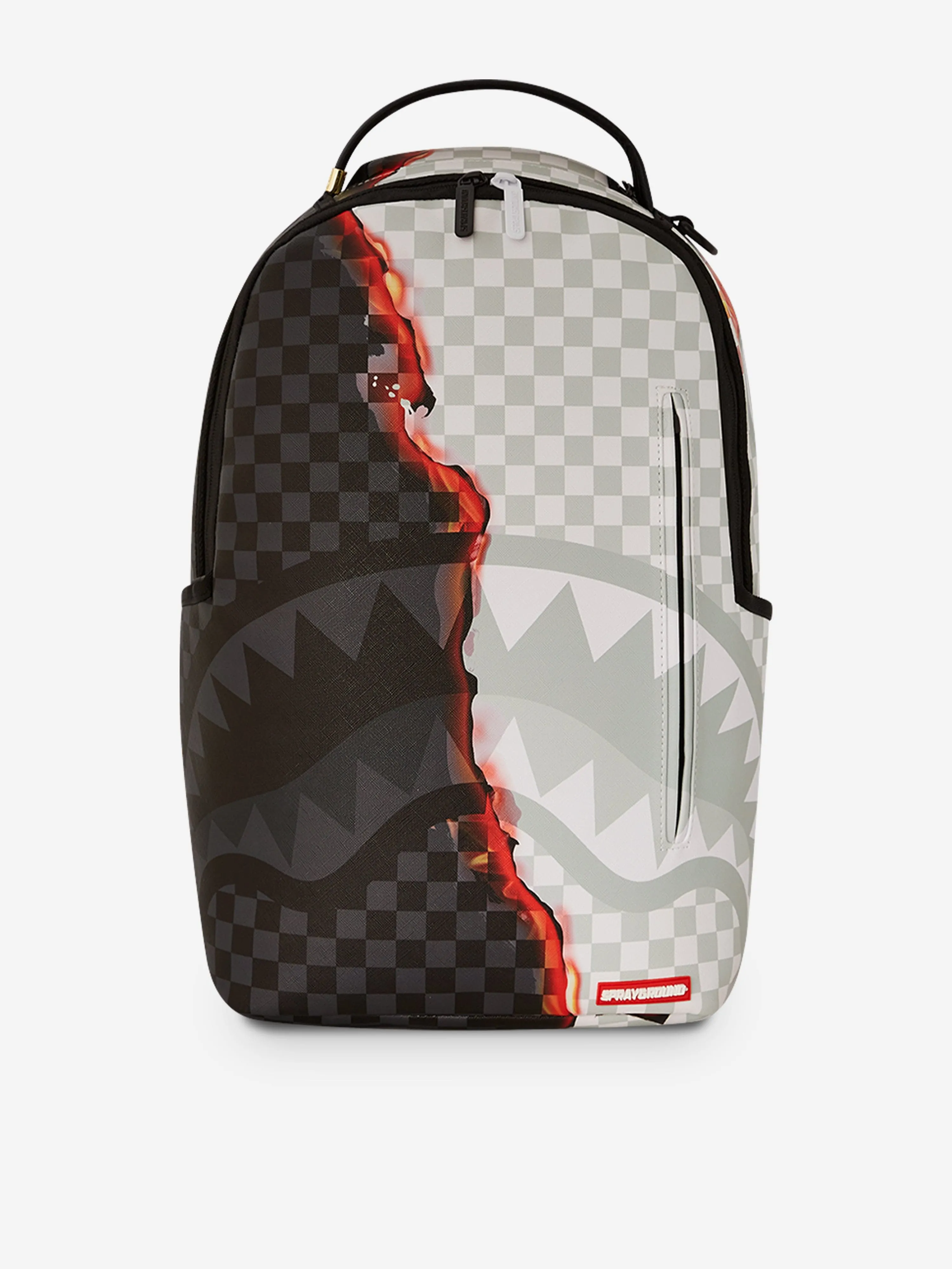 Sprayground Kids Split Fire Backpack in Multicolour (46cm)