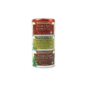 The Republic of Tea Organic Double Teas Stackable Tin