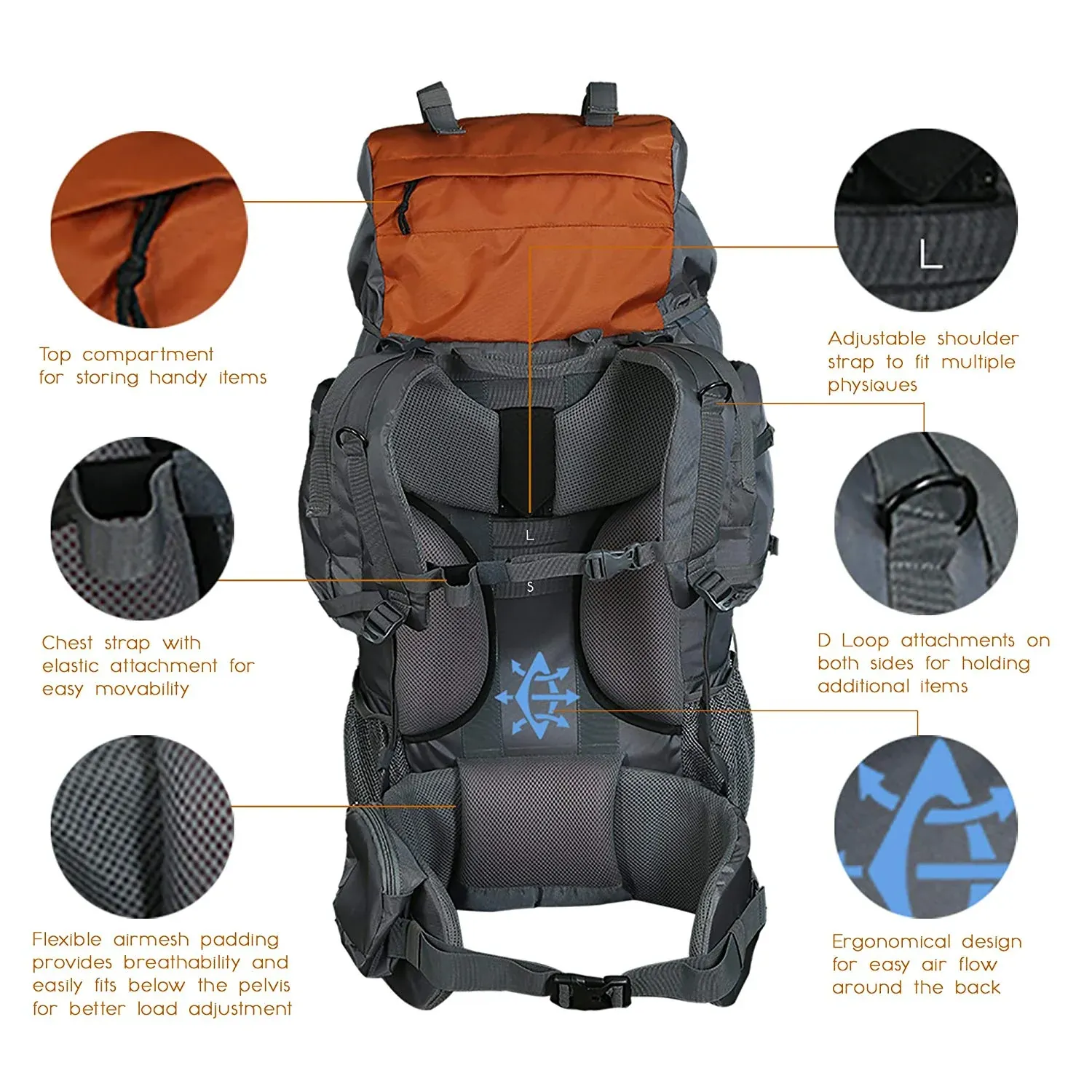 Tripole Walker 55 Litre - Trekking and Backpacking